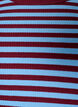 Stripete bluse med lange ermer, Bl&aring;, Packshot image number 2