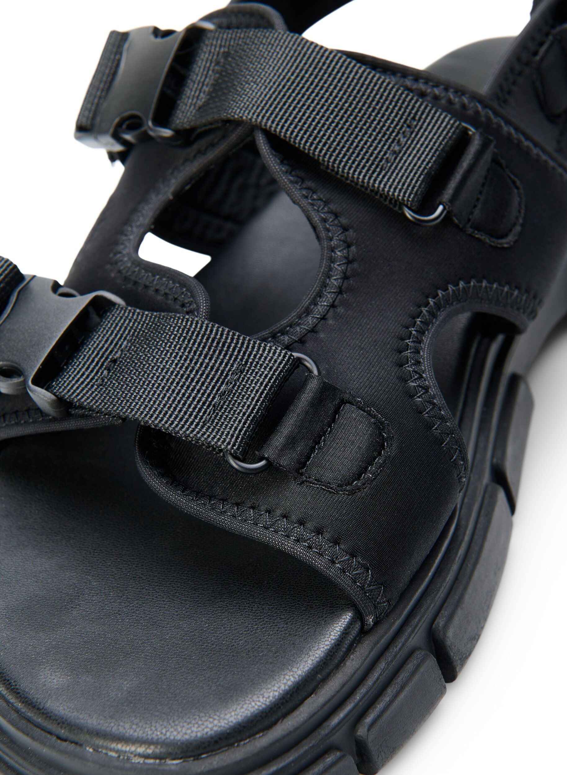 Zizzi Wide fit sandal, Svart, Packshot image number 2