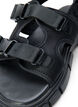 Wide fit sandal, Svart, Packshot image number 2