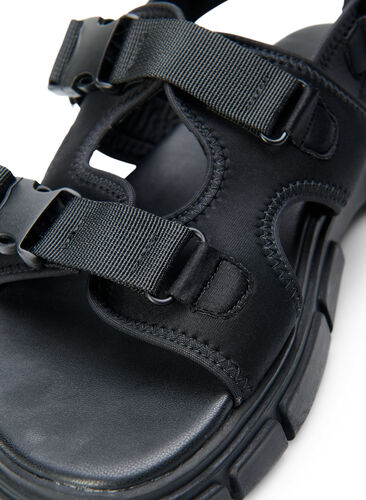 Wide fit sandal, Black, Packshot image number 2