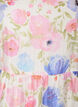 Lang blomstrete kjole i lyocell med volanger, Hvit, Packshot image number 2