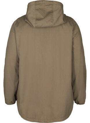 Kort jakke med hette og lommer, Bungee Cord , Packshot image number 1