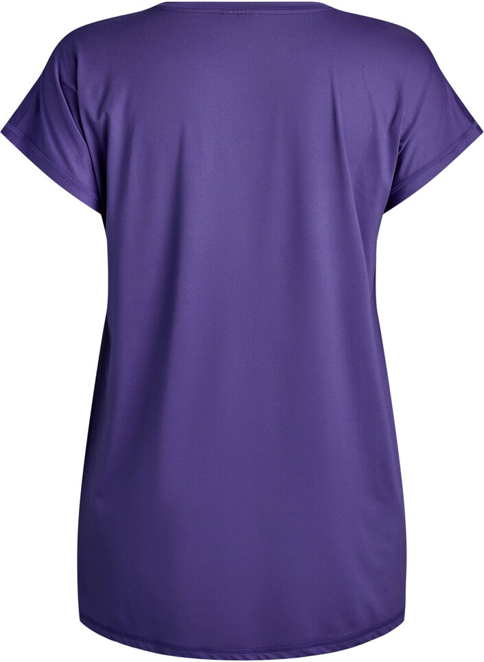 Lang trengings T-skjorte, Lilla, Packshot image number 1