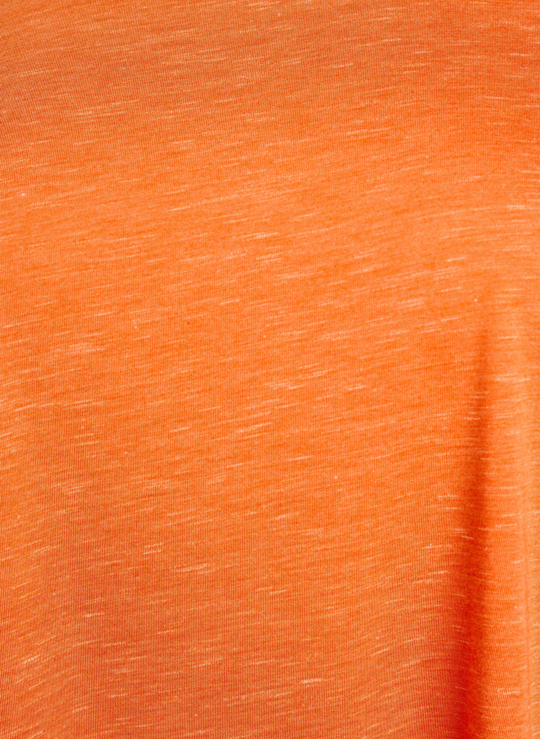 ZizziL&oslash;s trenings-T-skjorte med korte ermer, Orange, Packshot image number 2