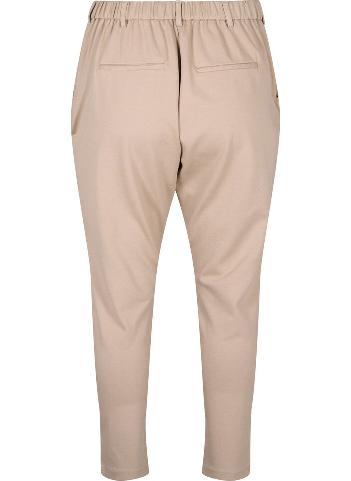 Croppede Maddison-bukser, Beige, Packshot image number 1