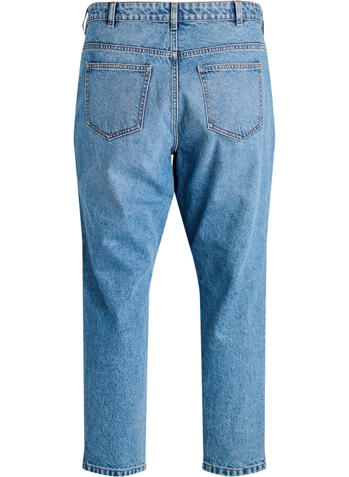 Mille Mom Fit Jeans med h&oslash;y midje, Bl&aring;, Packshot image number 1