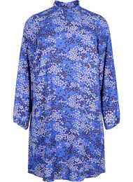 FLASH – Langermet kjole med trykk, Dazzling Blue AOP