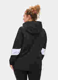 Treningsjakke med refleks og justerbar bunn, Black w. Reflex, Model