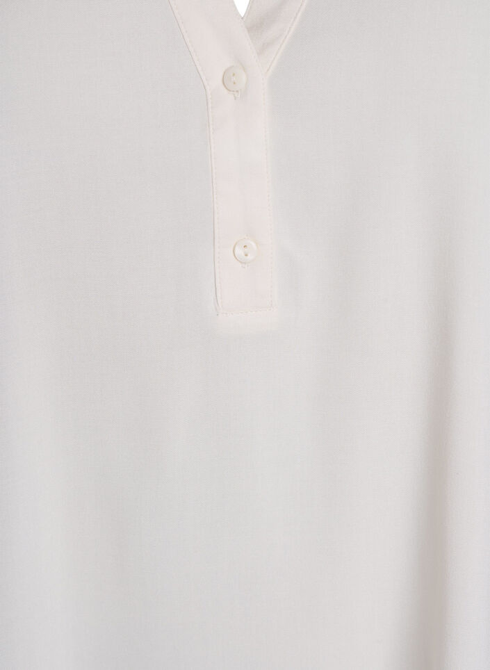 FLASH - Ermeløs bluse i viskose, Vanilje, Packshot image number 2