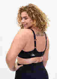 CORE, HIGH SUPPORT WIRE BRA - Sports-BH med bøyle, Black, Model