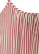 Sommerkjole med striper og A-form, R&oslash;d, Packshot image number 3