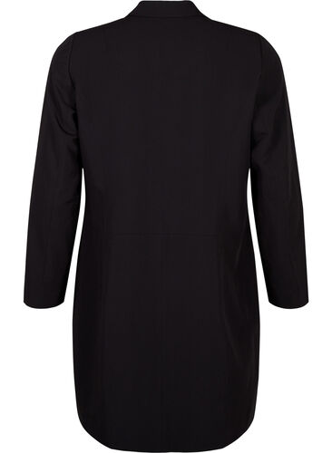 Klassisk lang blazer, Black, Packshot image number 1