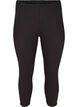 3/4-leggings med knapper, Svart, Packshot image number 0