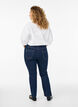 Slim fit Vilma jeans med høyt liv, Blå, Model image number 1