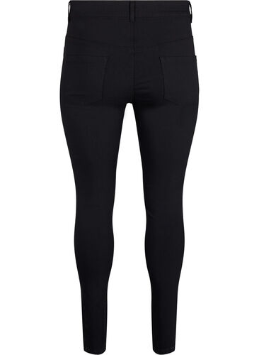 Slim fit bukser med lommer, Black, Packshot image number 1