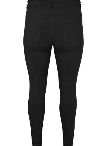 Slim fit bukser med lommer, Black, Packshot image number 1