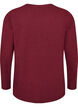 Basis jersey bluse med lange ermer, R&oslash;d, Packshot image number 1