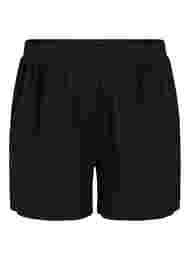 Løse shorts i en bomullsmiks, Black
