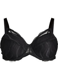 Polstret BH med blonder, Black