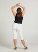 Slim fit Emily caprijeans, Hvit, Model image number 2