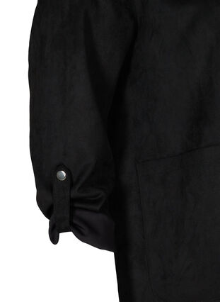 Åpen jakke med store lommer, Black, Packshot image number 2
