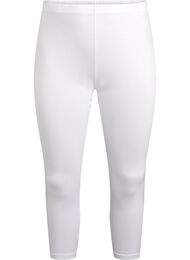 Basis 3/4 leggings i viskose, Bright White