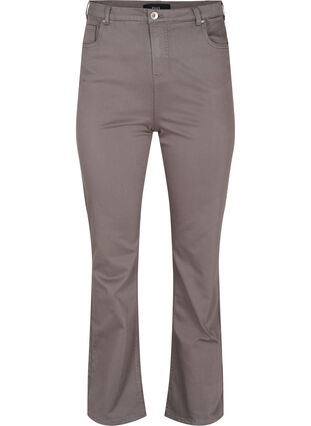Zizzi Jeans med sleng og ekstra høyt liv, Excalibur, Packshot image number 0