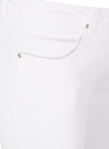 Super slim Amy jeans med høyt liv, White, Packshot image number 2