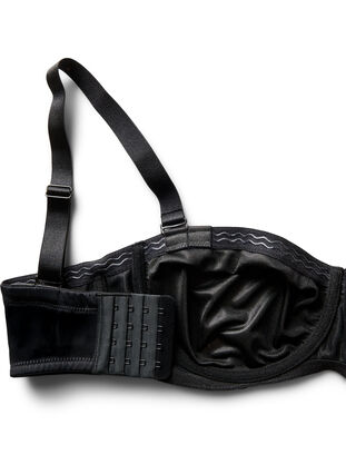 Zizzi Stroppeløs bh med bøyler, Black, Packshot image number 4