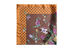 Firkantet skjerf i satin-look med m&oslash;nstret design, Brun, Packshot image number 2