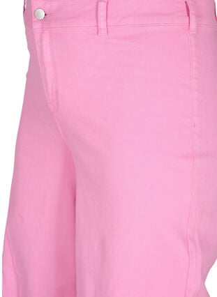 Flared jeans med høyt liv, Pink, Packshot image number 2