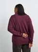 Cardigan med runde knapper, R&oslash;d, Model image number 2