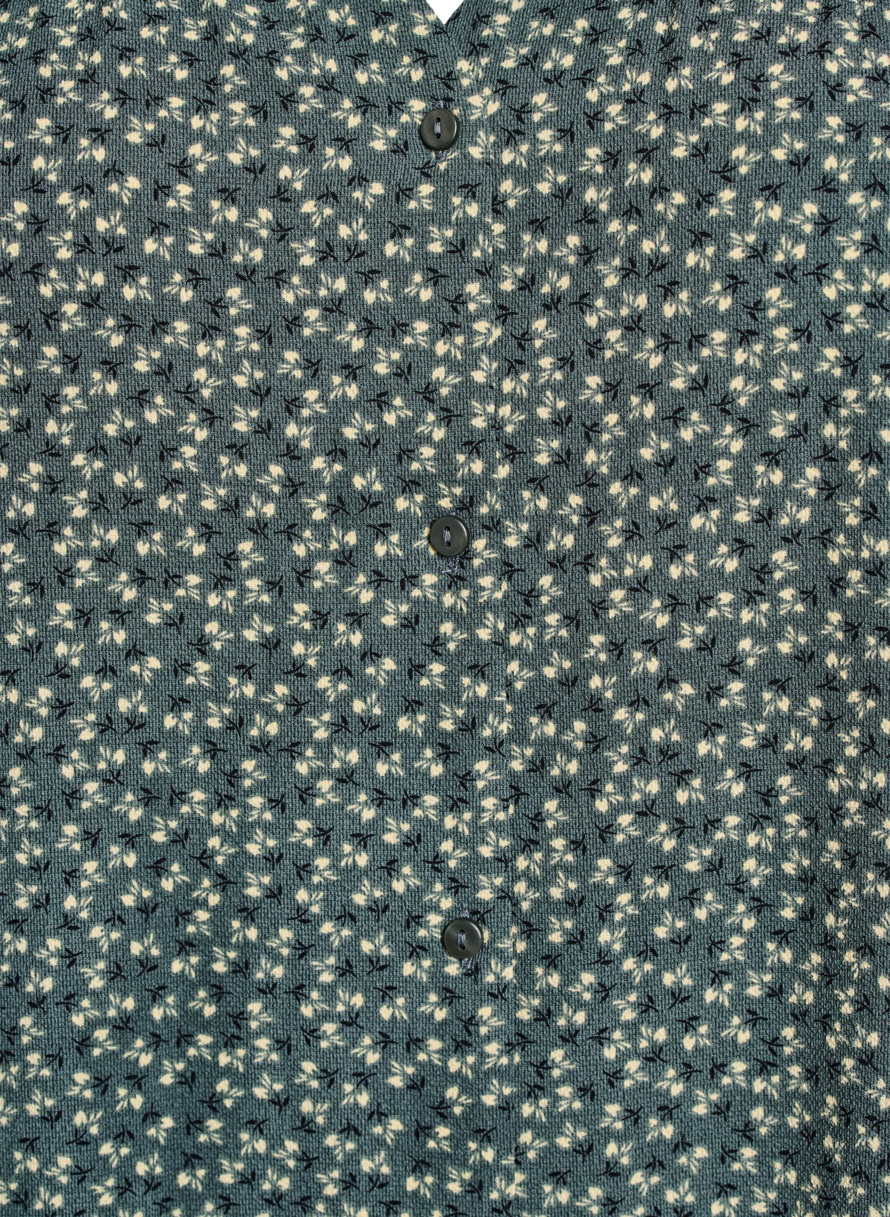 ZizziSkjortebluse med 1/2 ermer, Gr&oslash;nn, Packshot image number 2