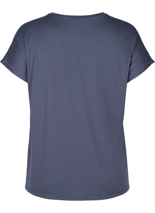 Ensfarget T-skjorte til trening, Odysses Gray, Packshot image number 1