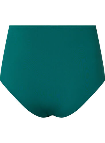Hipstertruse med blonder og høyt liv, Green-Blue Slate, Packshot image number 1