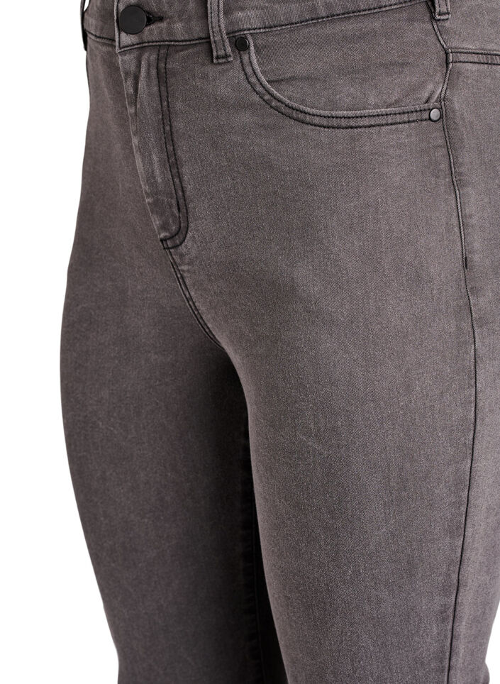 Amy super slim fit jeans med h&oslash;y midje, Gr&aring;, Packshot image number 2