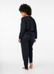 Modal-blandingsbukser med elastisk linning, Svart, Model image number 1