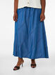 Maxiskj&oslash;rt i plagg i denim i TENCEL&trade; Lyocell, Bl&aring;, Model image number 2
