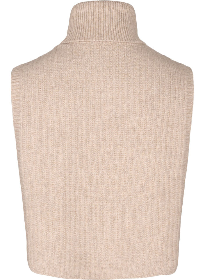 Ribbestrikket halsvarmer, Silver Mink, Packshot image number 1