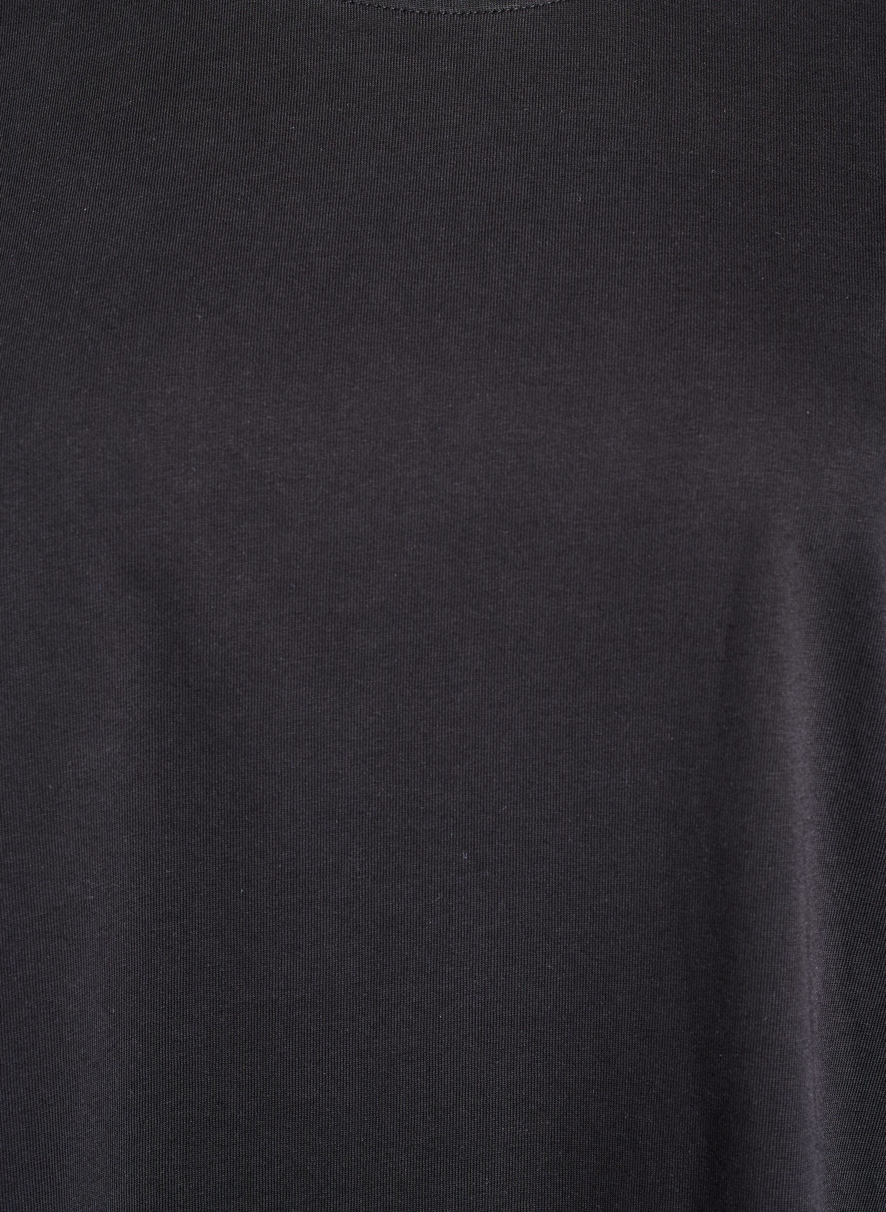 Zizzi Oversized T-skjorte med halve ermer, Svart, Packshot image number 2