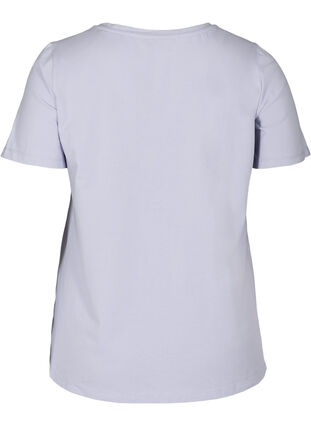 Basis T-skjorte med V-hals, Cosmic Sky, Packshot image number 1