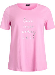FLASH - T-skjorte med motiv, Begonia Pink Live