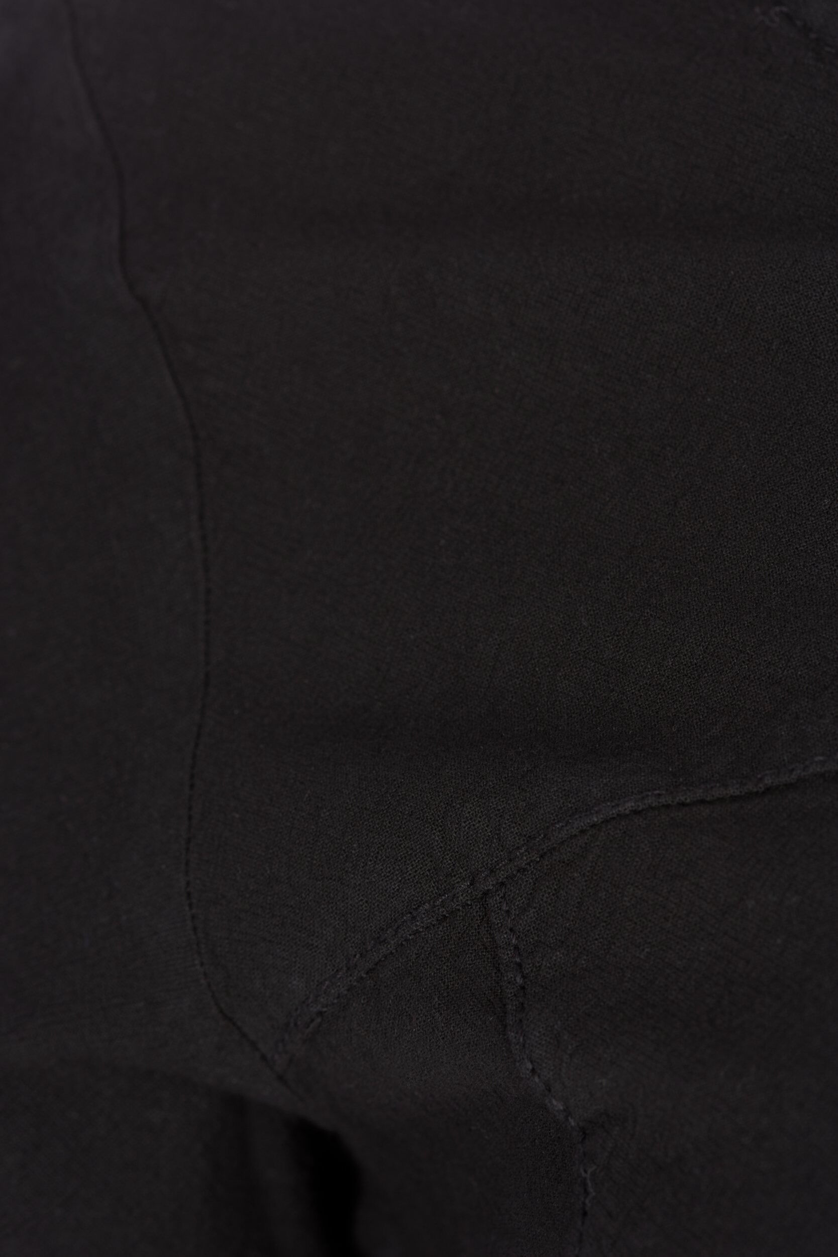 ZizziKortermet kjole i bomull, Svart, Packshot image number 2