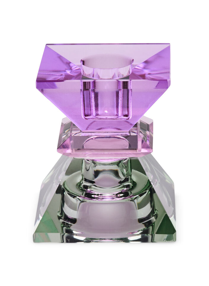 Lysestake i krystall, Violet/Olive Comb, Packshot image number 0