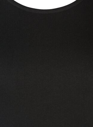 Hettekjole i bomull med lommer og A-form, Black, Packshot image number 2