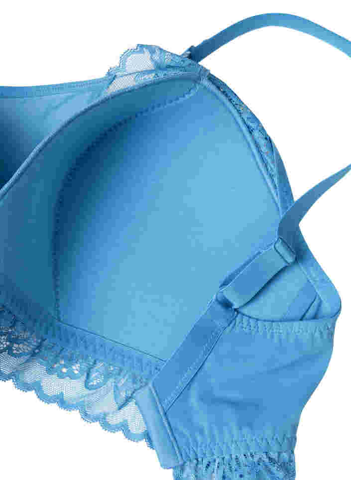 BH med blonder og myk vattering, Cendre Blue, Packshot image number 3