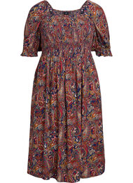 Sommerkjole i viskose med paisley-trykk, Naval A. Paisley AOP