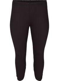 Basis 3/4-lengde leggings med rynkedetaljer