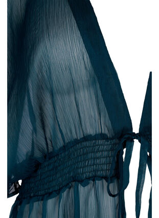 Strandkimono med smock og korte ermer, Spruced-up, Packshot image number 2