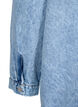 Løstsittende denimjakke med knapper, Light blue denim, Packshot image number 4